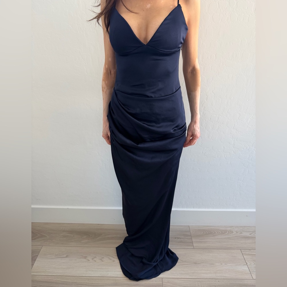 Elegant BlueEvening Gown